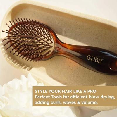 GUBB Oval Cushion Hair Brush, Large - Scottish Range 120 gm - Hair Brushes