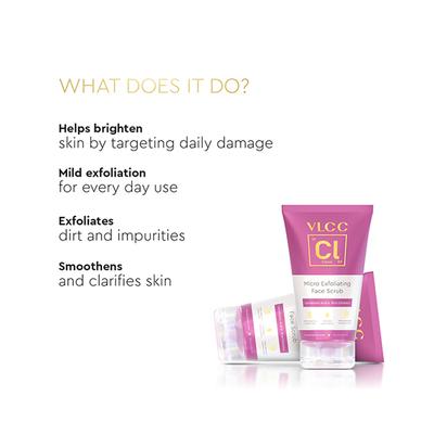 VLCC Clinic Micro Exfoliating Scrub 100 gm - Scrubs & Exfoliants