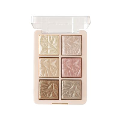 Mars 6 Shade illuminating Highlighter and Blusher Palette - 01 12 gm - Highlighters & Illuminators