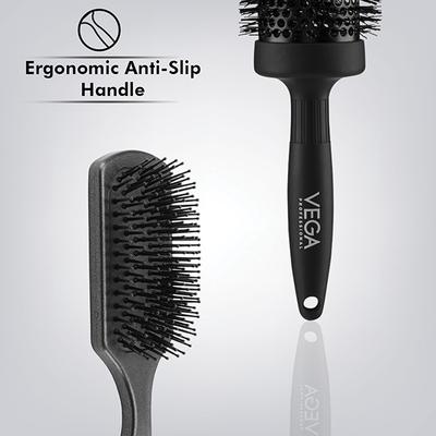 Vega Professional Carbon Dry Hair Brush Set Brushes (VPMHB-17) 5's - Hair Brushes