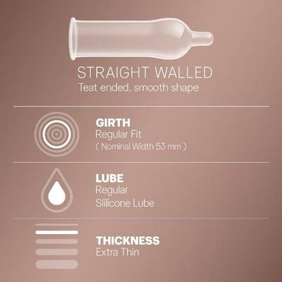 Durex Extra Thin Condoms - Intense Chocolate 12's - Plain/Flavoured Condoms