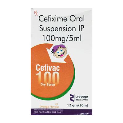 CEFIVAC 100 Dry Syrup 30ml - Bacterial Infections-Cep