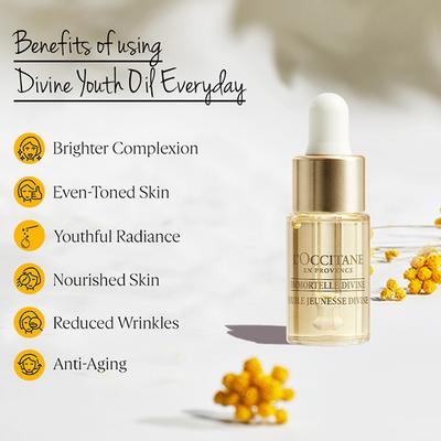 L'Occitane Immortelle Divine Youth Oil 4 ml - Face Oils
