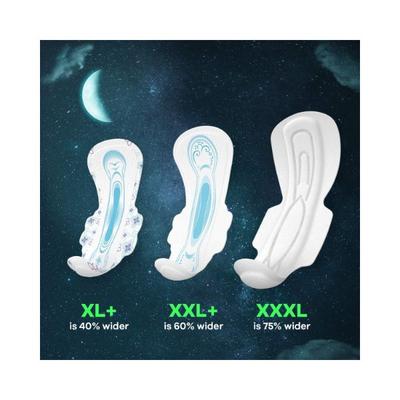 Whisper Bindazzz Nights Sanitary Pads For Women, Xl+ 7 Napkins 1's - Others