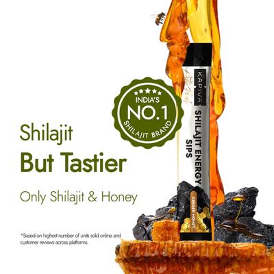 Kapiva Activ Foods Shilajit Energy Sips - Ginger Honey 30's - Speciality Medicines