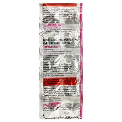 Uritin D Tablet 10'S - Bladder And Prostate Disorders-Dru