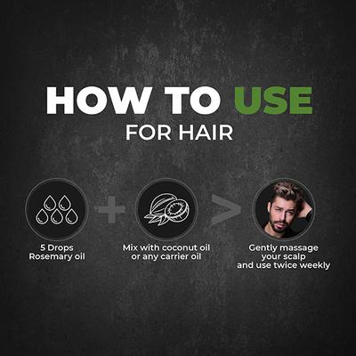 Beardo Concentrate Rosemary Essential Oil 15ml - Hair Oils
