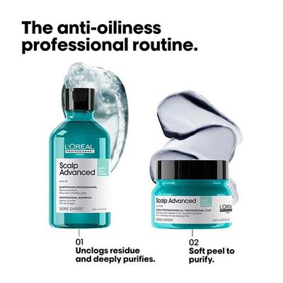 L'Oreal Professionnel Scalp Advanced Anti-Oiliness Dermo-Purifier Shampoo 300 ml - Shampoos