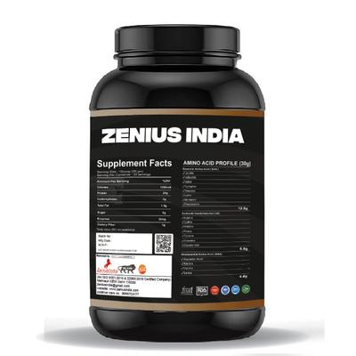 Zenius Whey Protein Powder - Double Rich Chocolate Flavour 1 kg - Whey Proteins