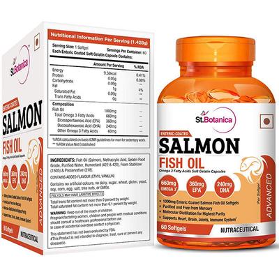 St.Botanica Enteric Coated Salmon Fish Oil Advanced Softgel 60's - Face Washes