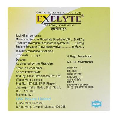 Exelyte Liquid 2X45ml - Constipation-Lax