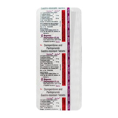 DOMTAC 10/20mg Tablet 10's - Ulcer/Reflux/Flatulence-Aaa