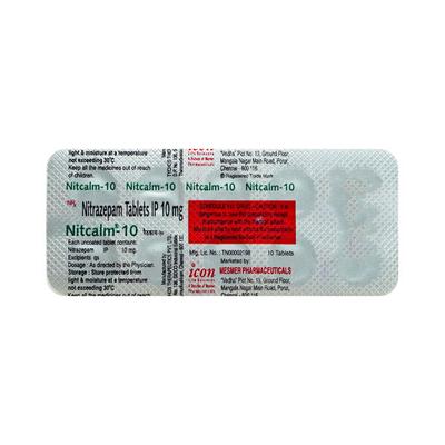 Nitcalm 10mg Tablet 10'S - Hypnosis-Hyp