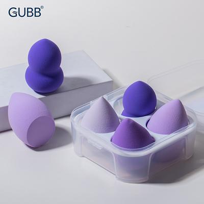 GUBB Beauty Blender Set of 4 - Purple 100 gm - Sponges & Applicators
