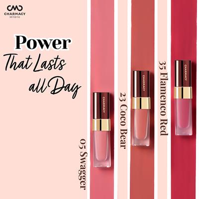 Charmacy Milano Bold Liquid Lipstick Trio - Power Mix 16.8 ml - Lip Kits & Palettes