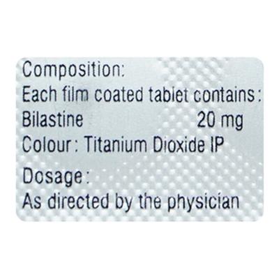 BELATIN 20 Tablet 10's - Allergies-Ant