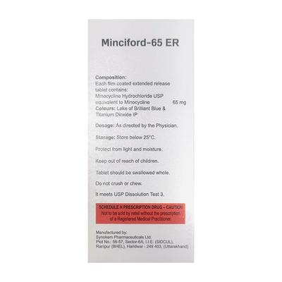 MINCIFORD 65 ER Tablet 10's - Bacterial Infections-Tet