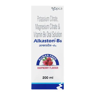 ALKASTON B6 SUGAR FREE RASPBERRY FLAVOUR Oral Solution 200ml - Kidney Disease/Stones-Uri