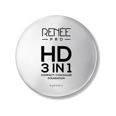 Renee Pro HD 3-In-1 Compact - Noix 9 gm - Compact Powder