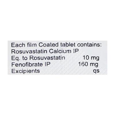 ROSUAID F 10 Tablet 10's - High Cholesterol-Dys