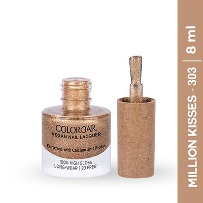 Colorbar Vegan Nail Lacquer - Million Kisses 8 ml - Nail Polish