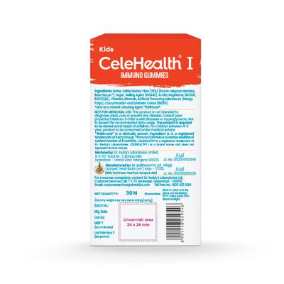 Celehealth Kidz Immuno Plus Gummies - Pulpy Mango (4 - 12 Yrs) 30's - Kids Nutrition