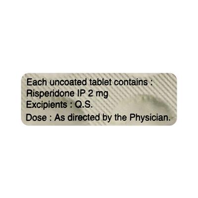 Risdone MT 2mg Tablet 10'S - Psychosis-Ans