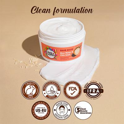 Buds & Berries Rice Water and Chia Seeds Hair Masks 200 ml - Hair Masks & Packs