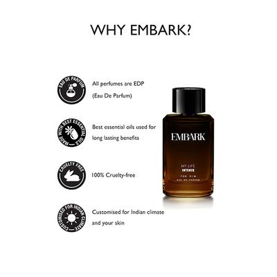 My Life Intense For Him - EDP 100 ml - Men Perfumes (Edt/Edp)