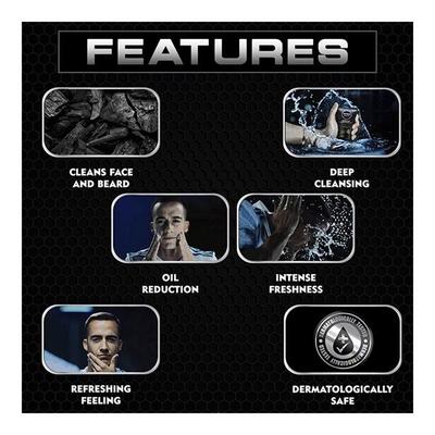 Nivea Men Deep Impact Face & Beard Wash - Intense Clean 100 gm - Face Wash & Cleansers