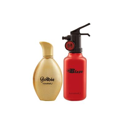 Maryaj Goldie EDP Fruity Floral Perfume And Maryaj Blaze EDP Citrus Aromatic Perfume 200 ml - Perfumes (Edt/Edp)