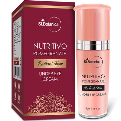 Stbotanica Nutritivo Pomegranate Radiant Glow Under Eye Cream, Brightening, Nourishing, Firm And Reduce Dark Circles For Normal Skin 30 gm - Under Eye Creams & Serums