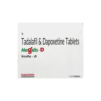 MEGALIS D Tablet 4's - Impotence/Erectile Dysfunction (Ed)
