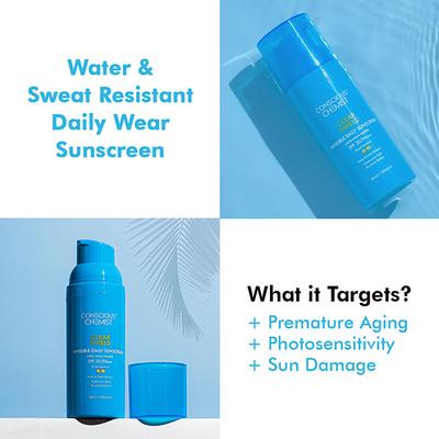 Conscious Chemist Sunscreen SPF 30 PA+++ UVA/UVB Hyaluronic Acid and Purslane Extract 50ml - Face Sunscreen