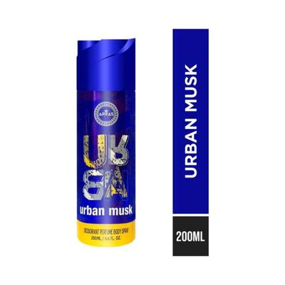 ARRAS Urban Musk Deodorant Body Spray, Long Lasting Fragances, for Men & Women 200 ml - Perfumes (Edt/Edp)