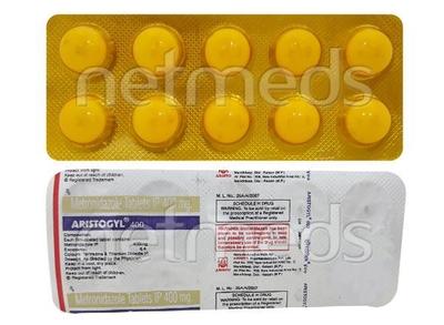 Aristogyl 400mg Tablet 10'S - Bacterial Infections-OAB