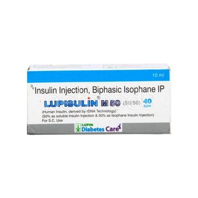 Lupisulin M 50/50 40IU Injection 1X10ml - Diabetes-Ins