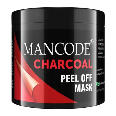 Mancode Charcoal Peel off Mask 100 gm - Masks & Peels
