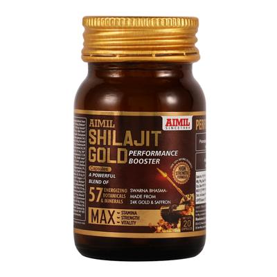 Aimil Shilajit Gold Capsules 20's - Speciality Medicines