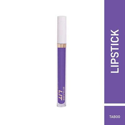 MyGlamm LIT Liquid Matte Lipstick-Taboo 3 ml - Liquid Lipsticks