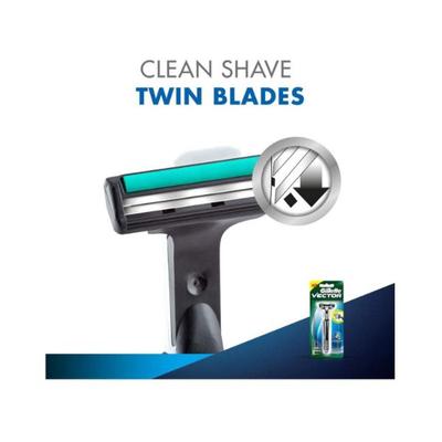 Gillette Vector Plus Manual Shaving Razor 1's - Razors & Cartridges