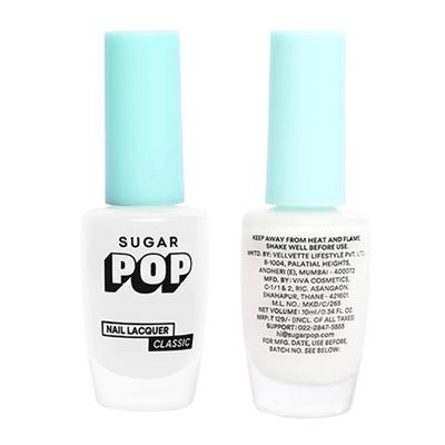 SUGAR POP Nail Lacquer 31 Ivory Supreme 10 ml - Nail Polish