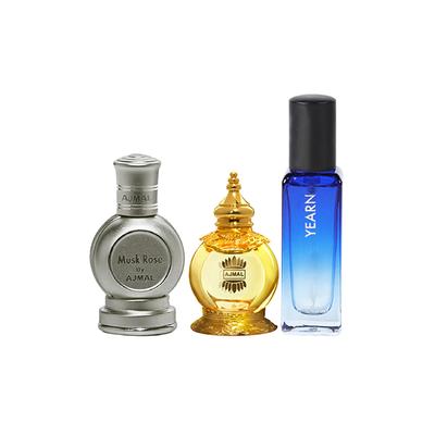 Ajmal Musk Rose and Mukhallat Al Wafa each of 12 ml & Yearn EDP 20ml for Men & Women 1's - Women Perfumes (Edt/Edp)