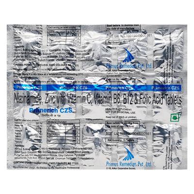 PRIMERICH CZS Tablet 15's - Supplements-Vam