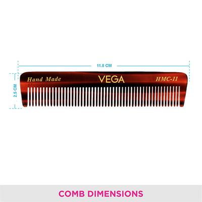 Vega Pocket Comb (HMC - 11) 19 gm - Hair Combs