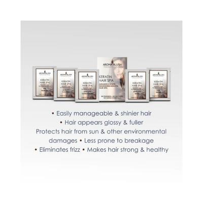 Aroma Blush Keratin Hair Spa Kit 65.0 gm - Facial Kits