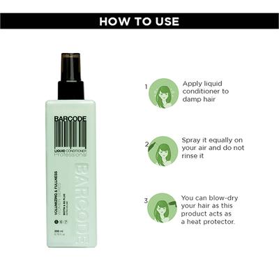 Barcode Professional Liquid Conditioner Volumizing & Fullness (BCLC002) 200 ml - Conditioners