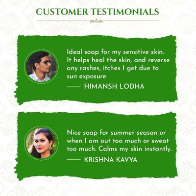 Khadi Essentials Neem & Tulsi Herbal Handmade Soap for Anti 300 gm - Body Butter