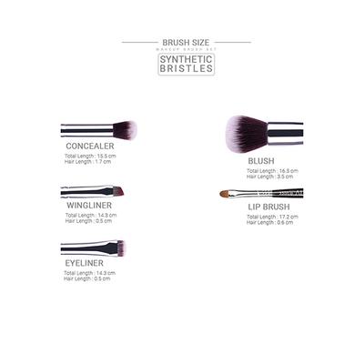 Allure (Set of 16) Make Brushes -SGK-16 1's - Face Brush