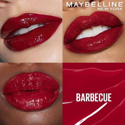 Maybelline New York Superstay Vinyl Ink - Longwear Shine Lip Color, Barbecue 4.2 gm - Liquid Lipsticks